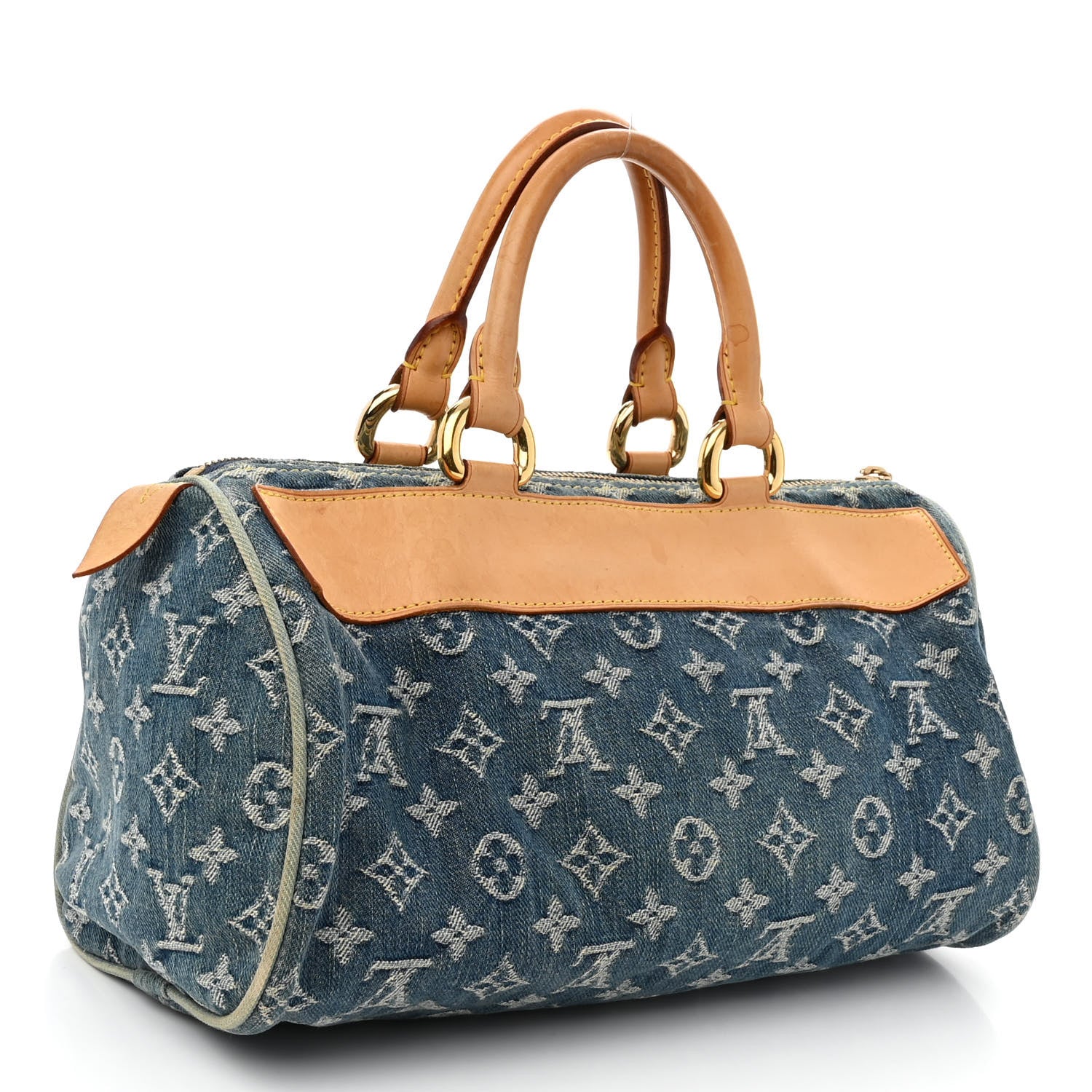 Louis Vuitton Monogram Denim Neo Speedy Blue 3 of 12