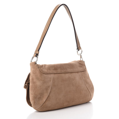 Saint Laurent Suede Nadja Shoulder Bag Brown 3 of 9