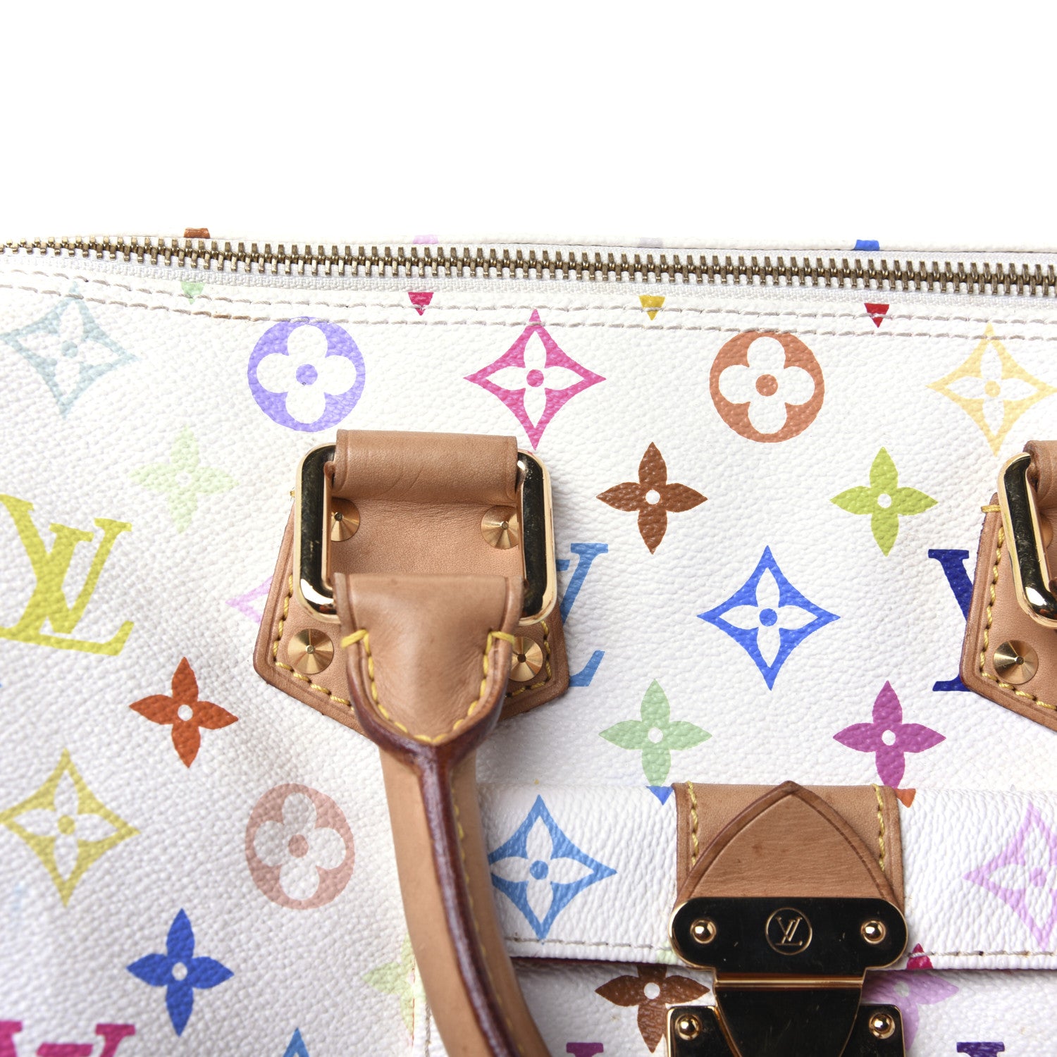 Louis Vuitton Monogram Multicolor Speedy 30 White 21 of 27