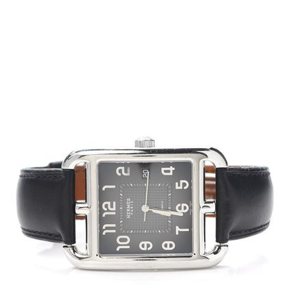 Hermes Stainless Steel Barenia 36mm Cape Cod Automatic Watch Noir 2 of 6