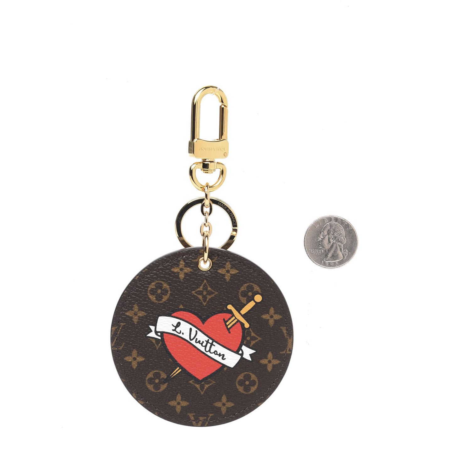 Monogram Patches Bag Charm Key Ring