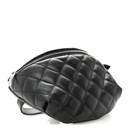 Chanel Calfskin Quilted Waist Belt Bag Black 4 of 10
