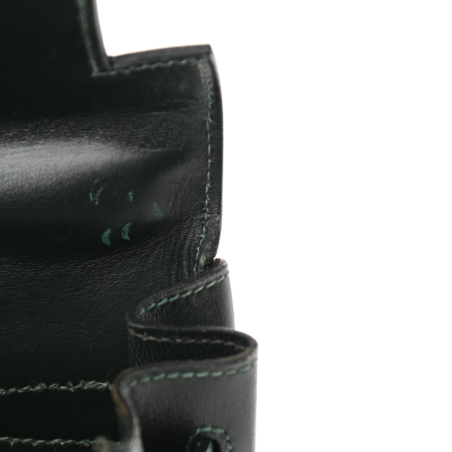 Hermes Box Kelly Retourne 32 Vert Fonce 24 of 25