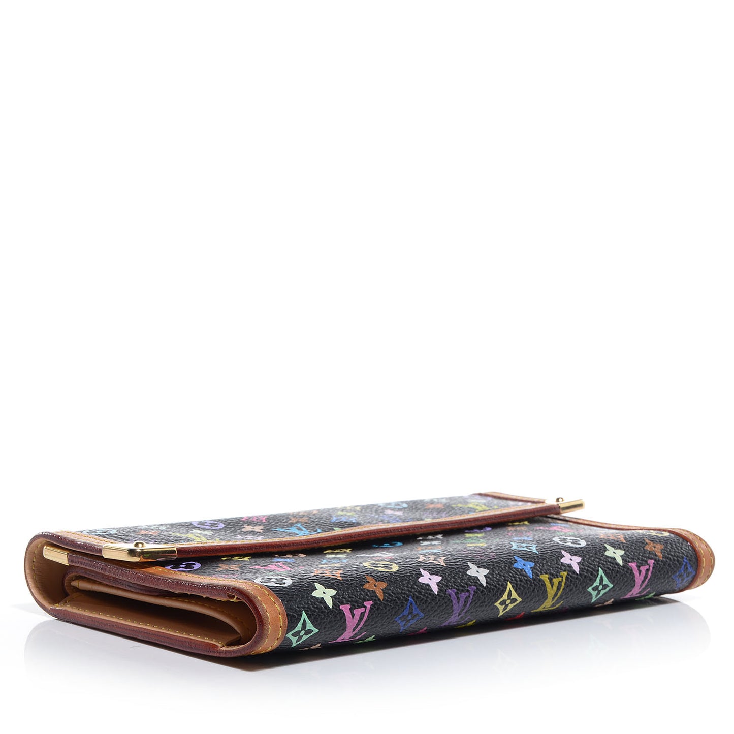 Monogram Multicolor Porte Tresor International Wallet Black