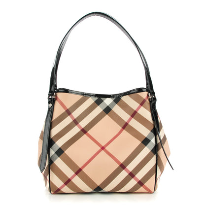 Burberry Nova Check Small Canterbury Tote Black 1 of 8