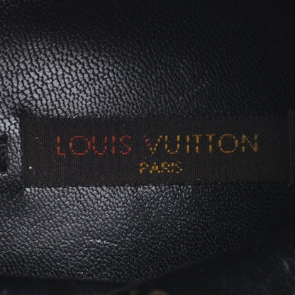 Louis Vuitton Suede Lace Up Ankle Boots 39.5 Black 5 of 7
