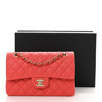 Chanel Caviar Quilted Small Double Flap Red 11 of 11