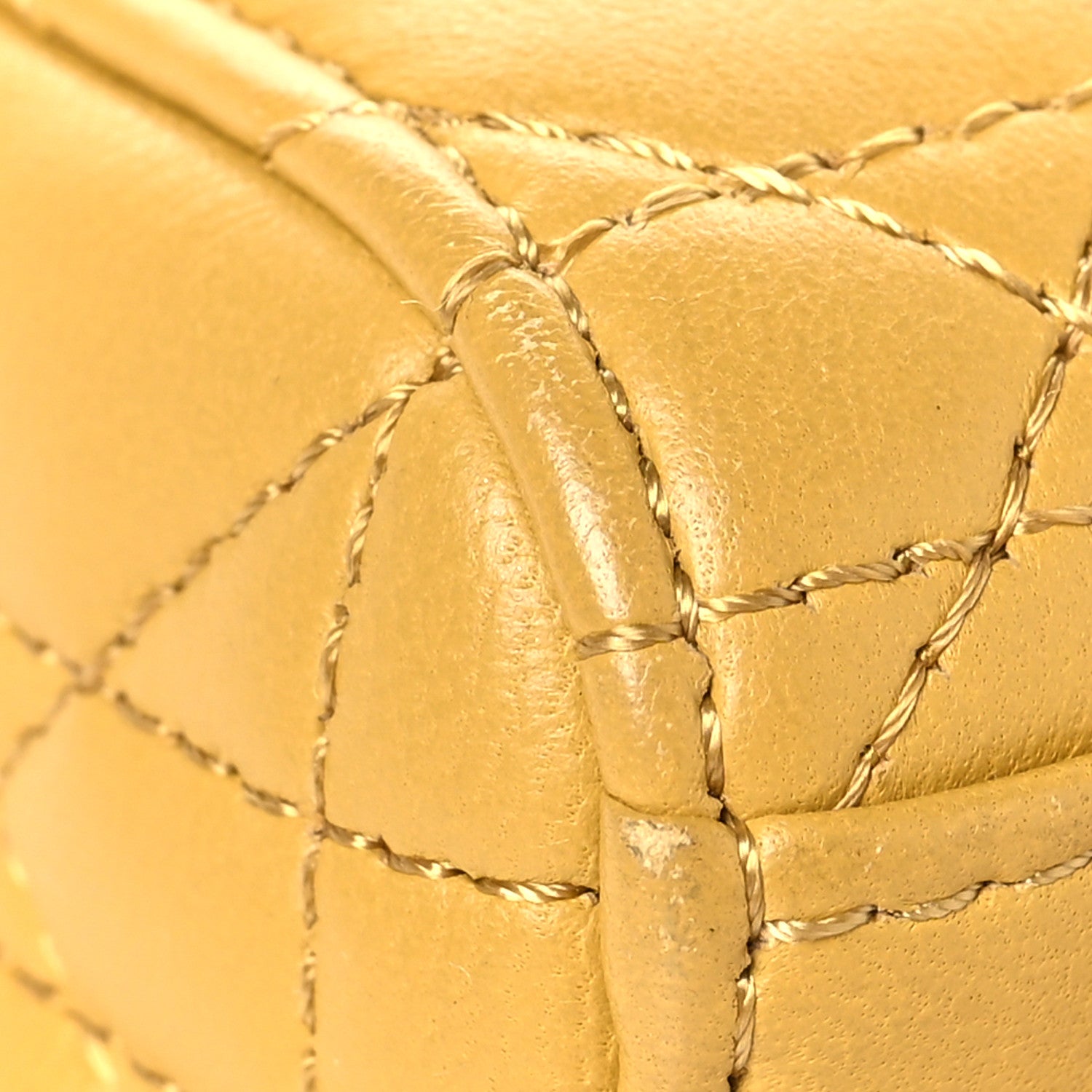 Christian Dior Lambskin Cannage Small My ABCDior Lady Dior Yellow 11 of 13