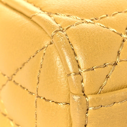 Christian Dior Lambskin Cannage Small My ABCDior Lady Dior Yellow 11 of 13