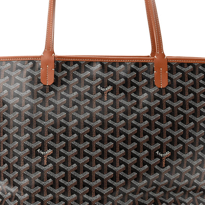 Goyard Goyardine Artois MM Black Gold 8 of 10