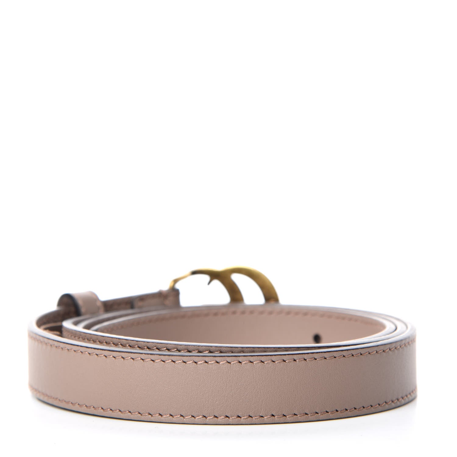 Gucci Calfskin Double G 20mm Belt 90 36 Porcelain Rose 3 of 7