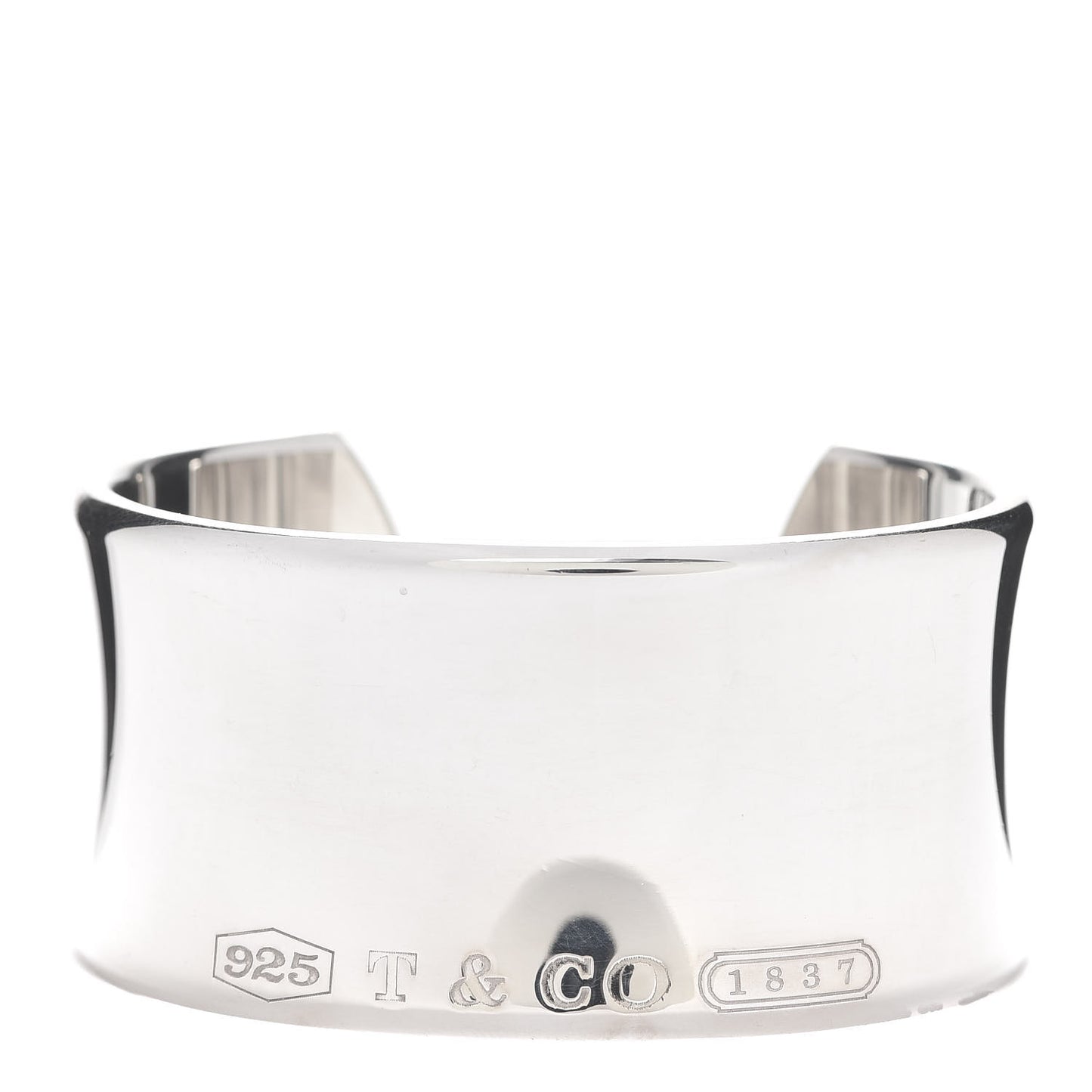 Sterling Silver Wide 1837 Cuff Bracelet