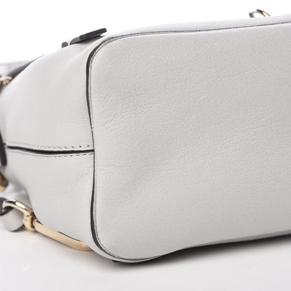 Chloe Suede Calfskin Mini Faye Backpack Airy Grey 8 of 10