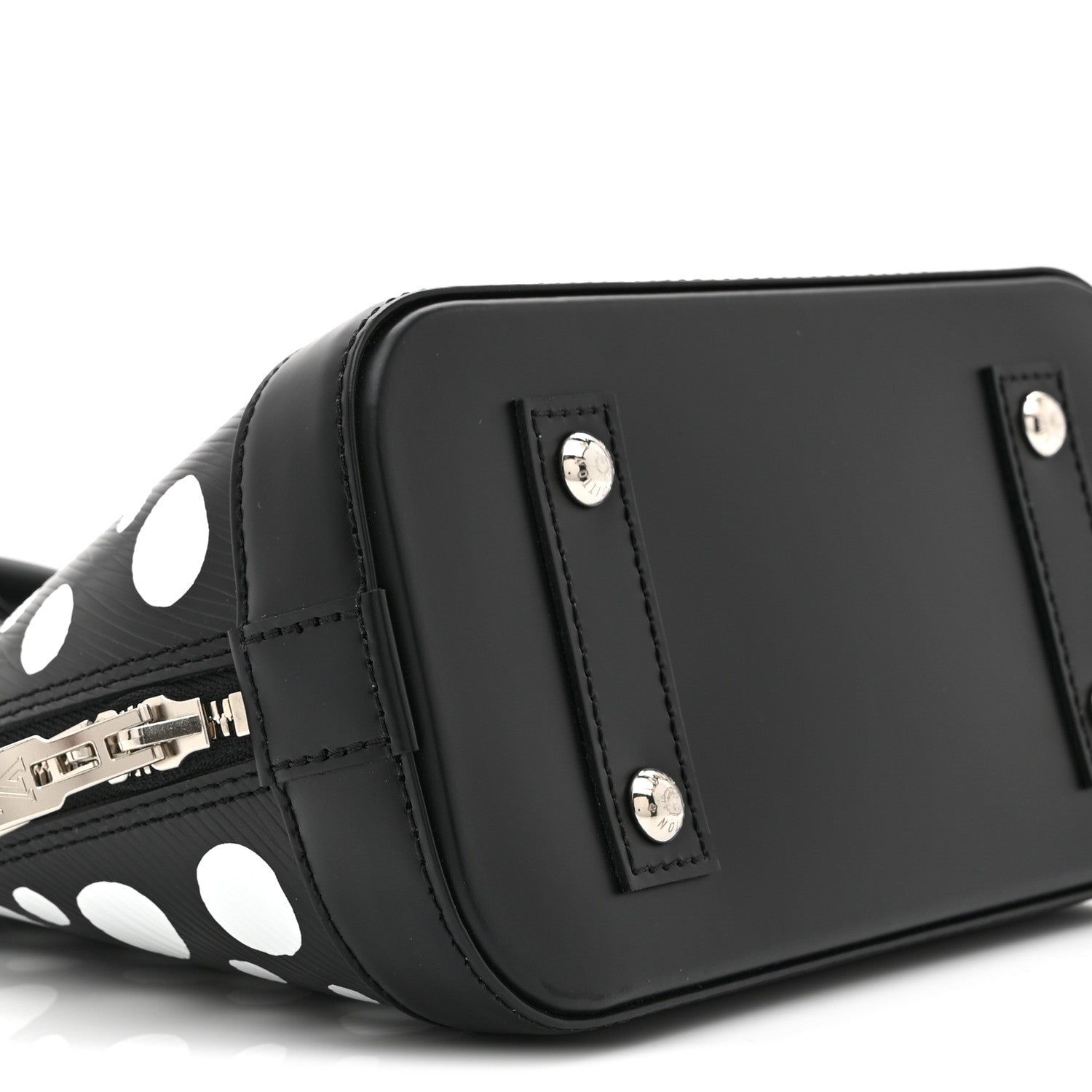 Louis Vuitton X YK Epi Alma BB Black White 9 of 10