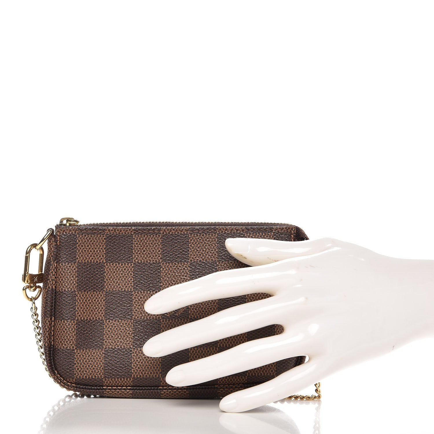 Louis Vuitton Damier Ebene Mini Pochette Accessories 2 of 6