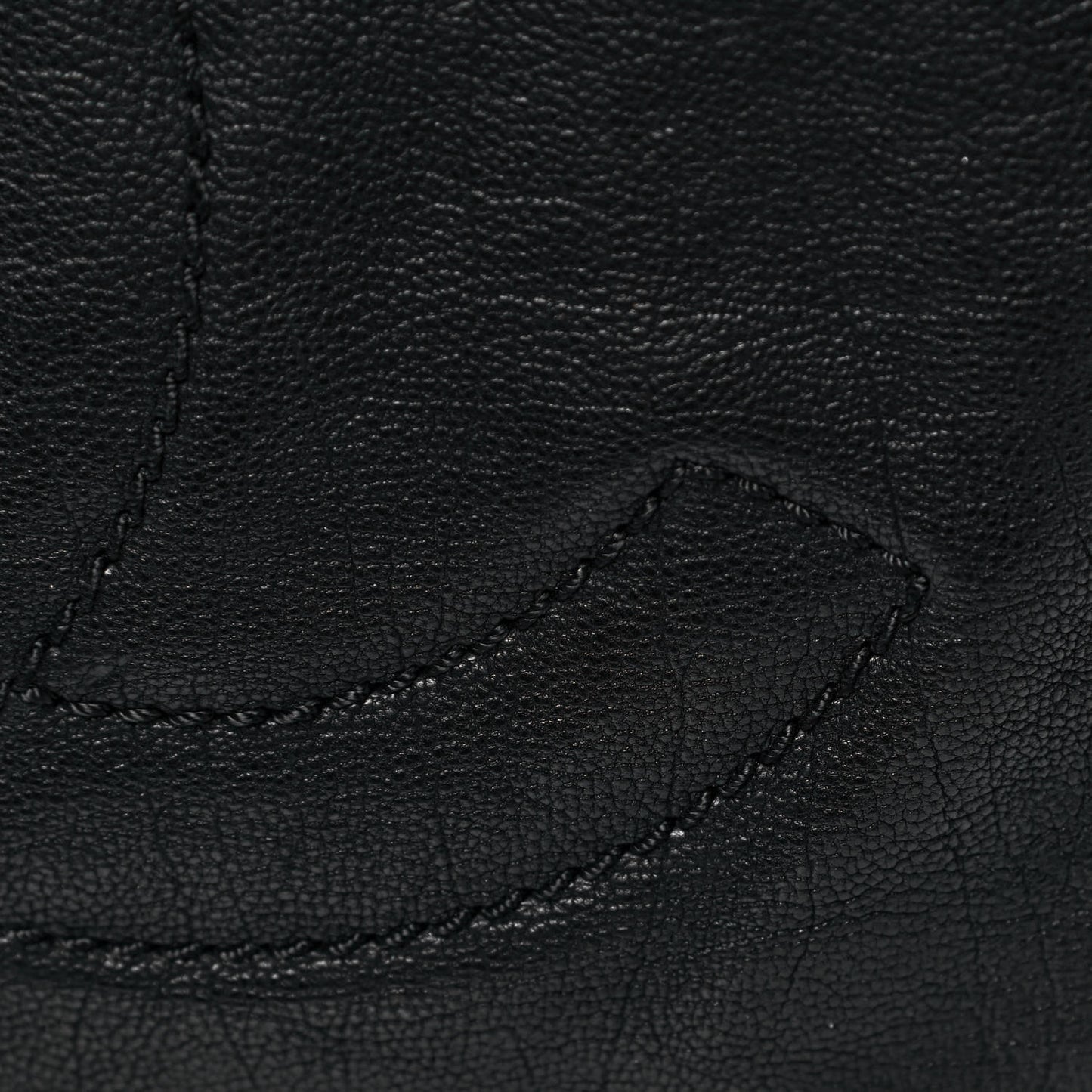 Calfskin Modern Chain Hobo Black