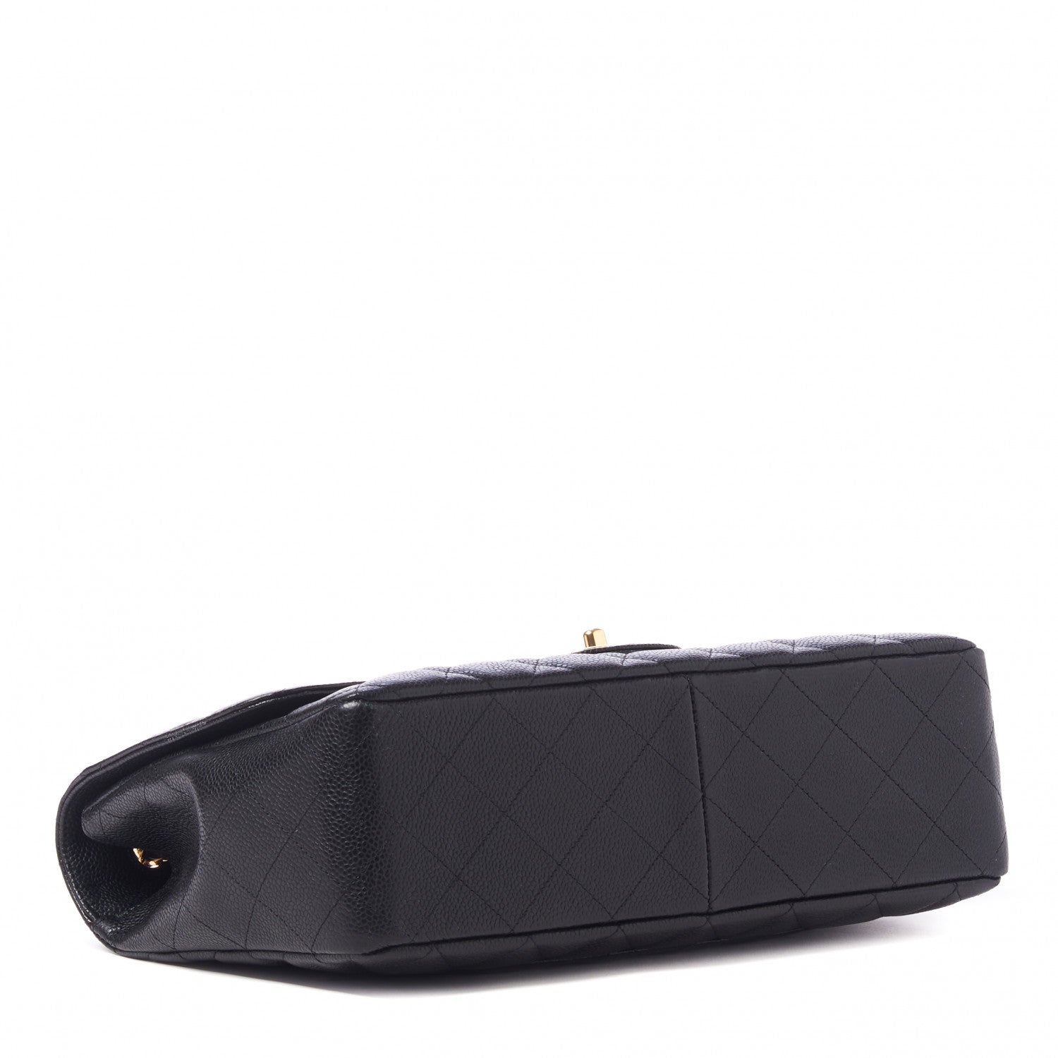 Chanel Caviar Quilted Jumbo Single Flap Black 4 of 10