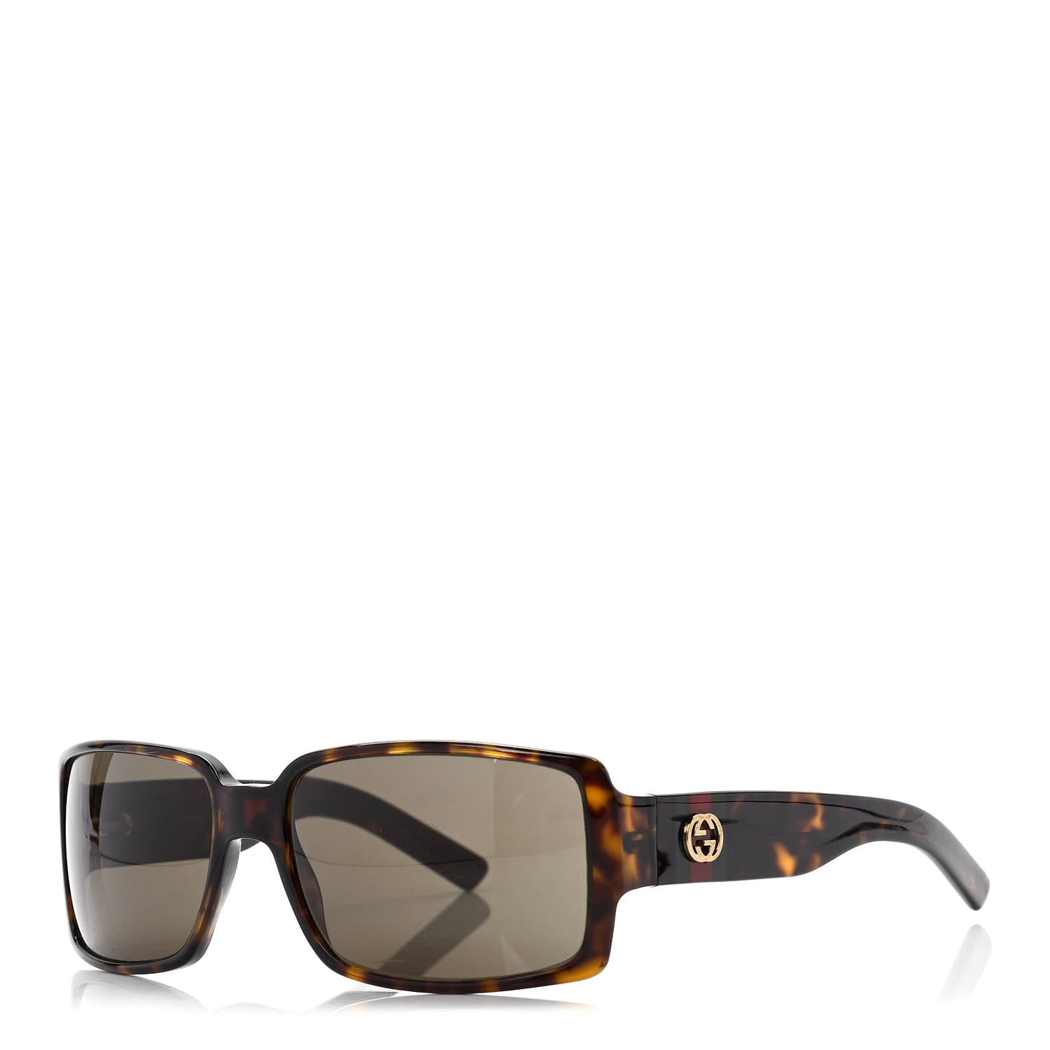 Gucci Acetate Square Frame GG 2563/S Sunglasses Tortoise 1 of 6