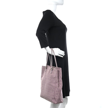 Fendi Zucchino Cuoio Shopping Tote Lilla 2 of 15