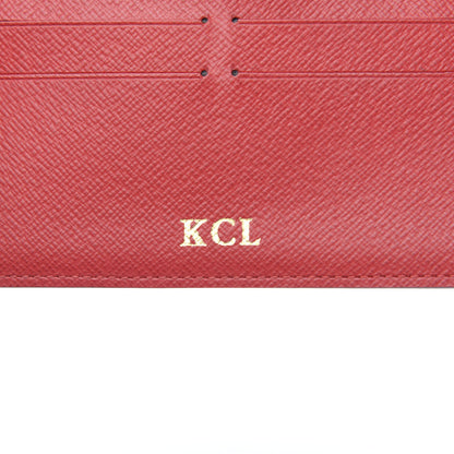 Louis Vuitton Damier Ebene Josephine Wallet Red 6 of 10