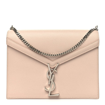 Saint Laurent Grain De Poudre Monogram Cassandra Clasp Bag Marble Pink 1 of 12