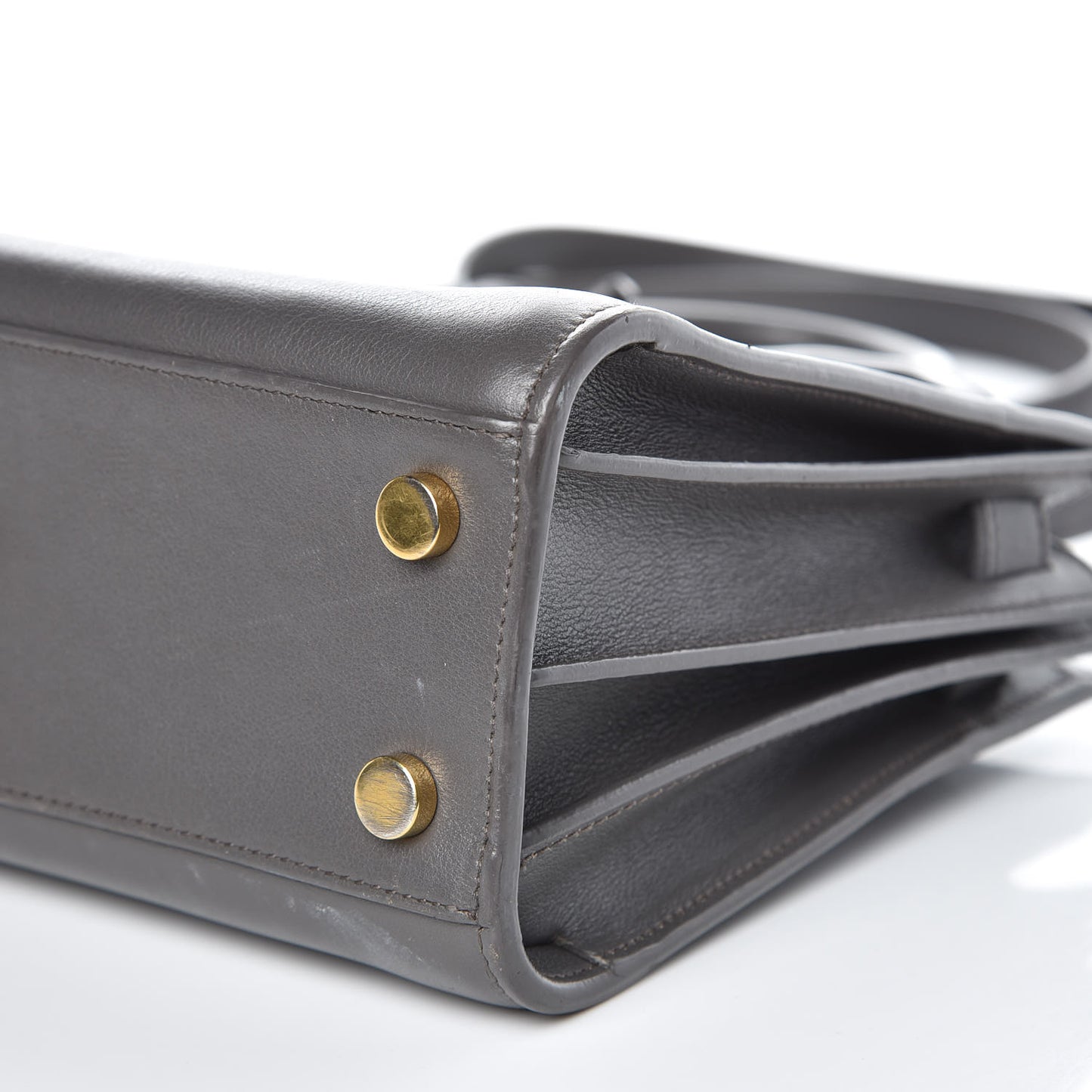 Calfskin Nano Sac De Jour Fog