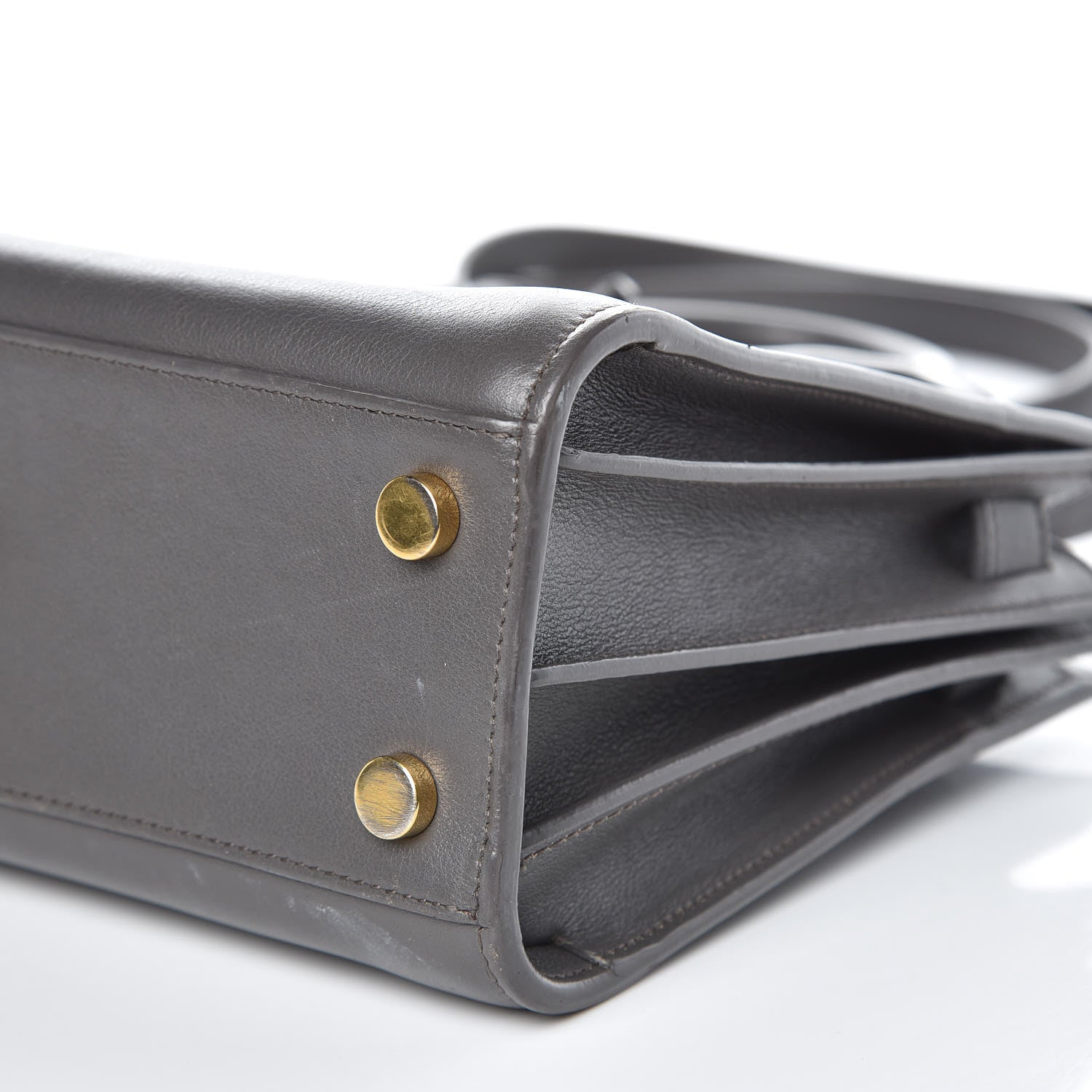 Saint Laurent Calfskin Nano Sac De Jour Fog 10 of 14