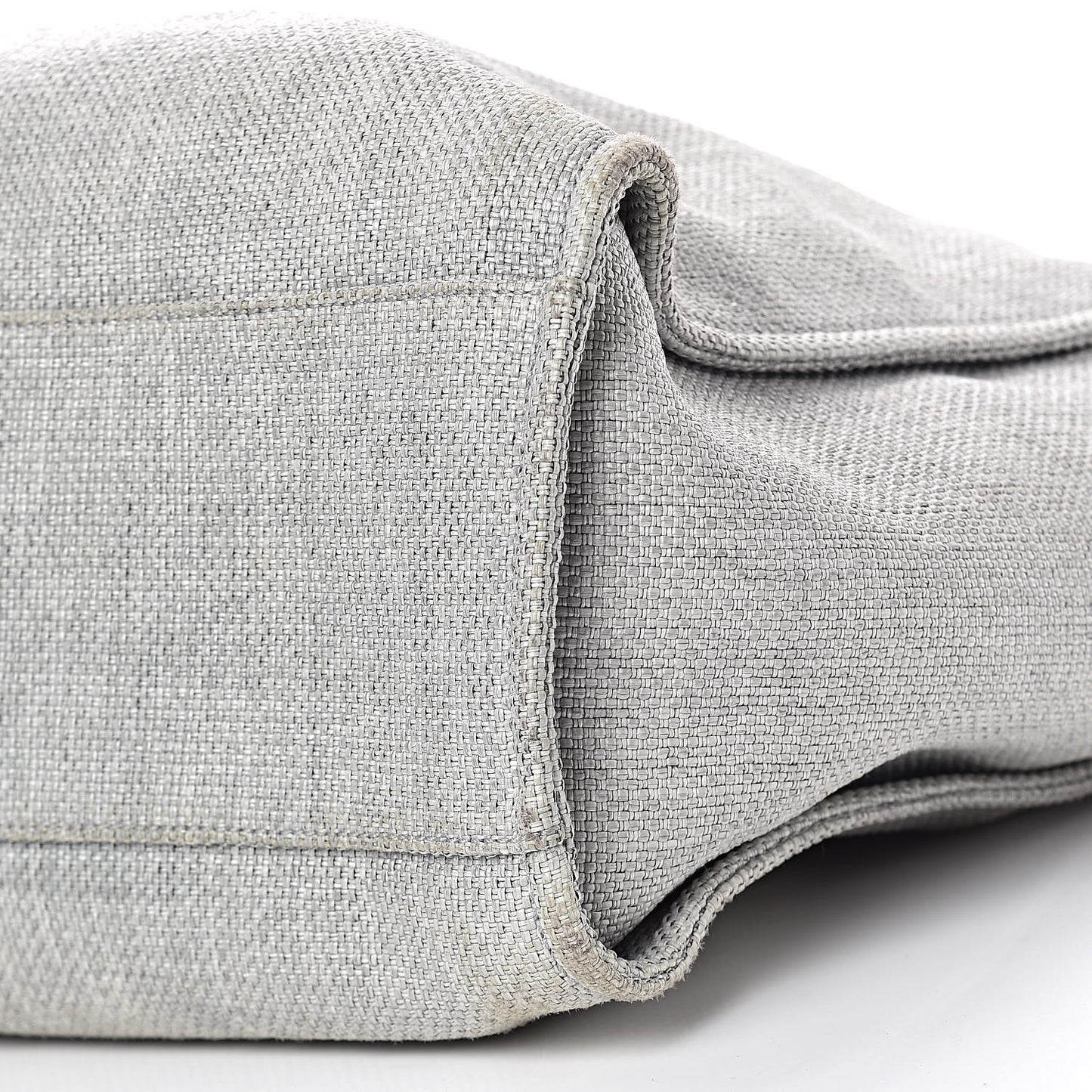 Woven Straw Raffia Extra Large Deauville Tote Grey