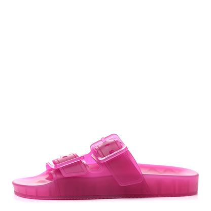 Balenciaga Technical Polyurethane Mallorca Slide Sandals 36 Pink 1 of 7