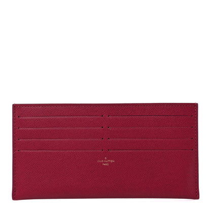 Louis Vuitton Calfskin Felicie Card Holder Insert Fuchsia 1 of 6