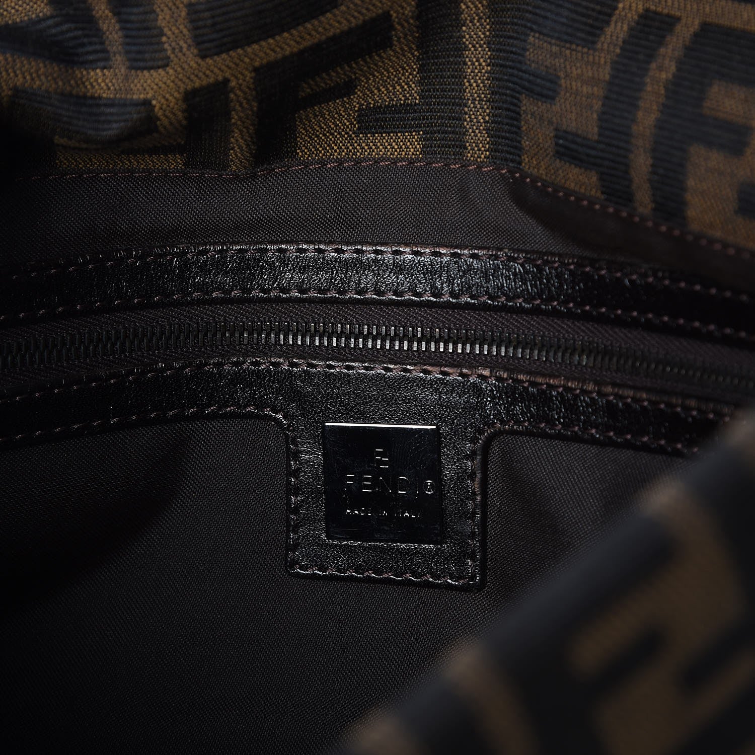 Fendi Zucca Baguette Tobacco Dark Brown 6 of 10