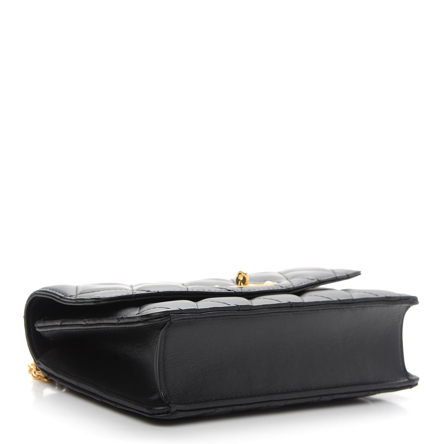 Small Quilted Calfskin Small Darley Black