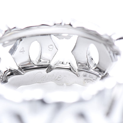 Cartier 18K White Gold Entrelaces Ring 49 4.75 4 of 7