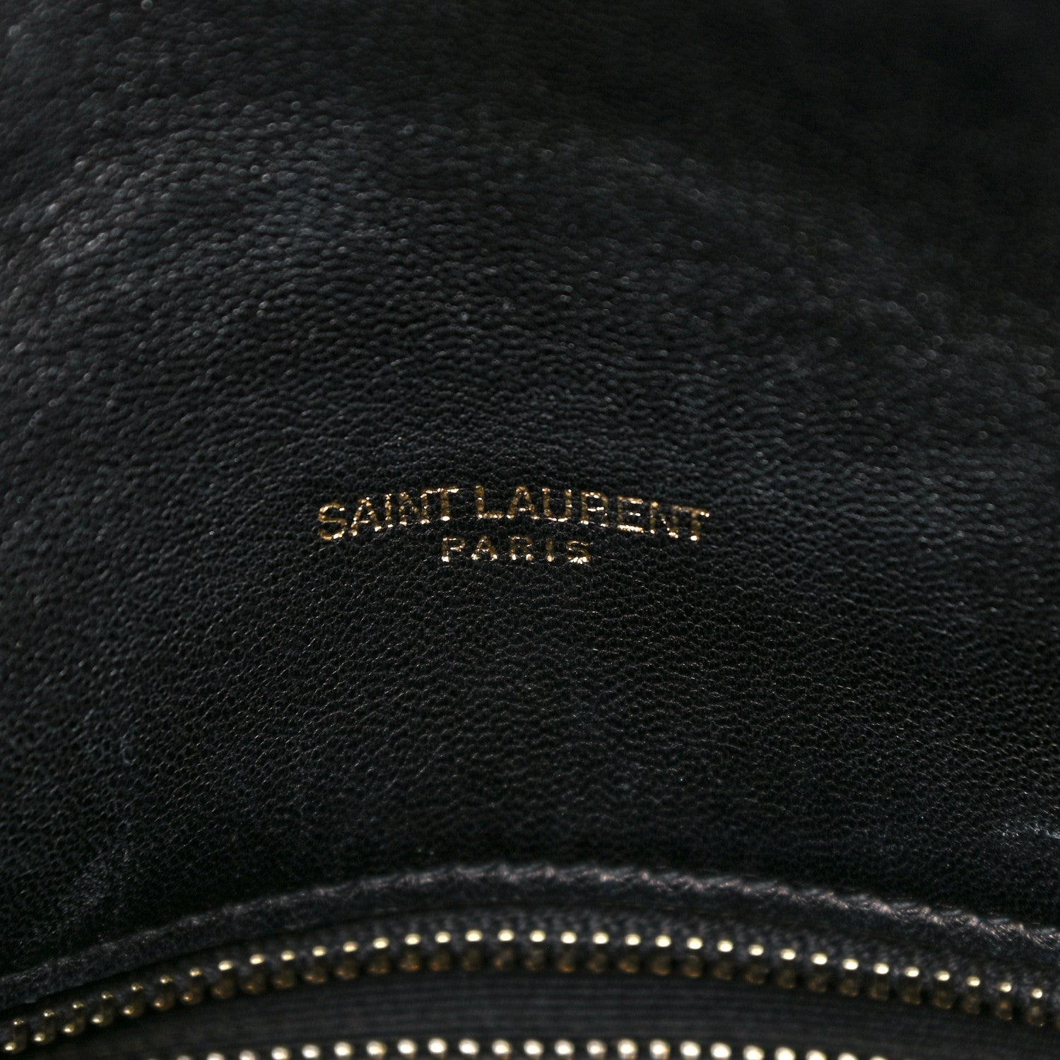 Saint Laurent Lambskin Quilted Medium Loulou Puffer Monogram Chain Satchel Black 5 of 10