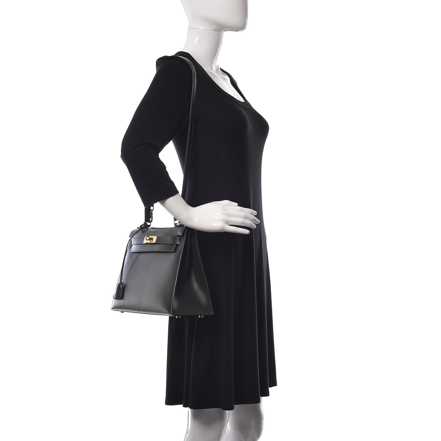 Hermes Box Kelly Sellier 28 Vert Fonce 2 of 49