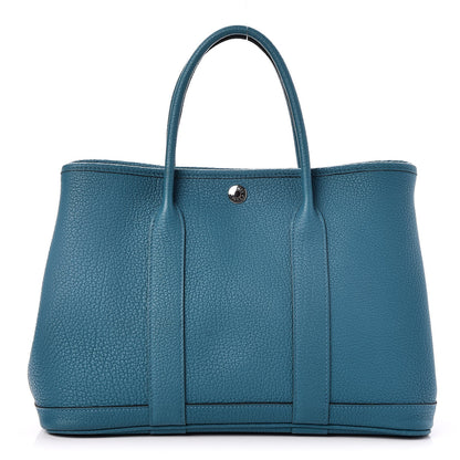 Hermes Negonda Garden Party Tote 30 TPM Cobalt 1 of 7