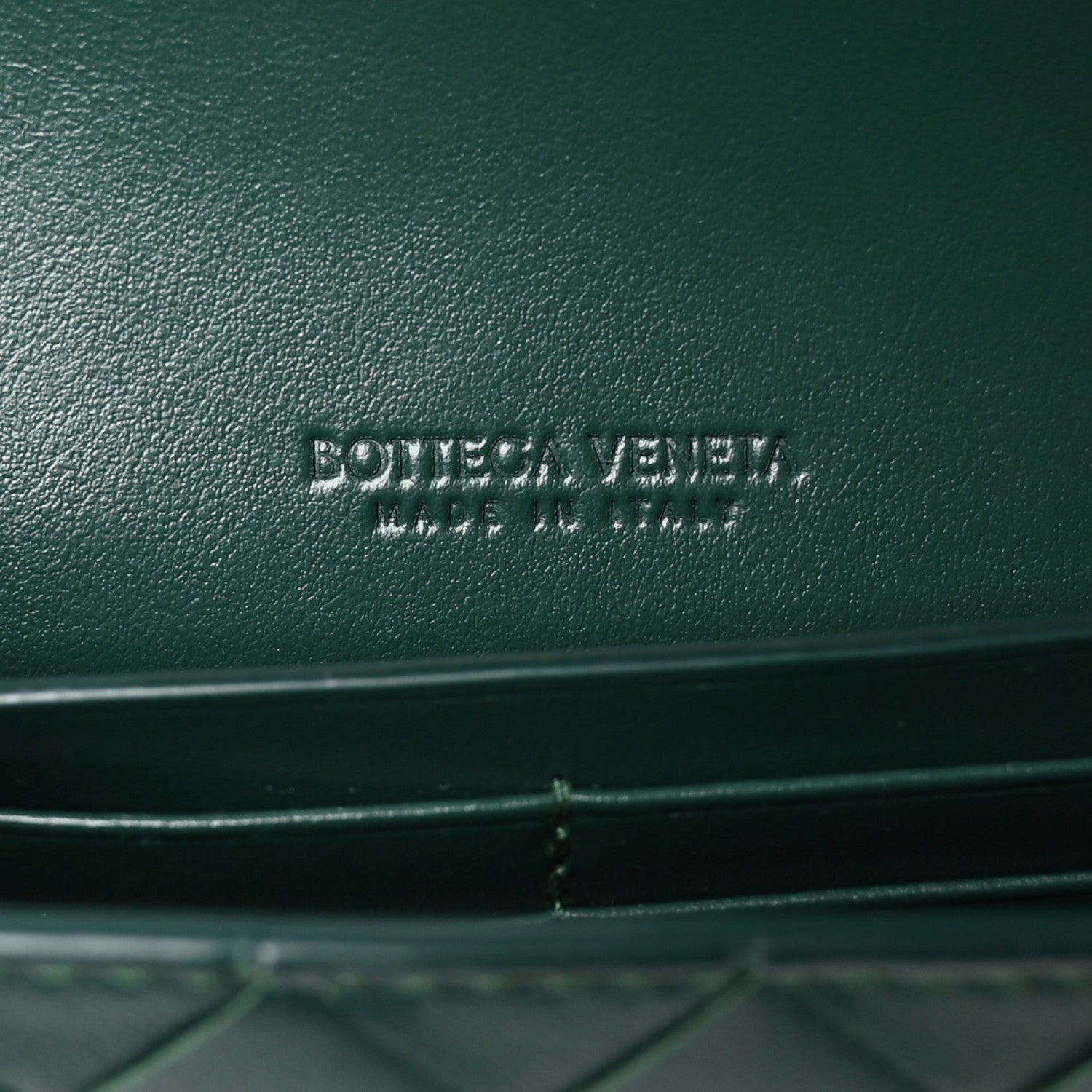 Bottega Veneta Nappa Intrecciato Long Andiamo Top Handle Clutch Emerald Green 6 of 10