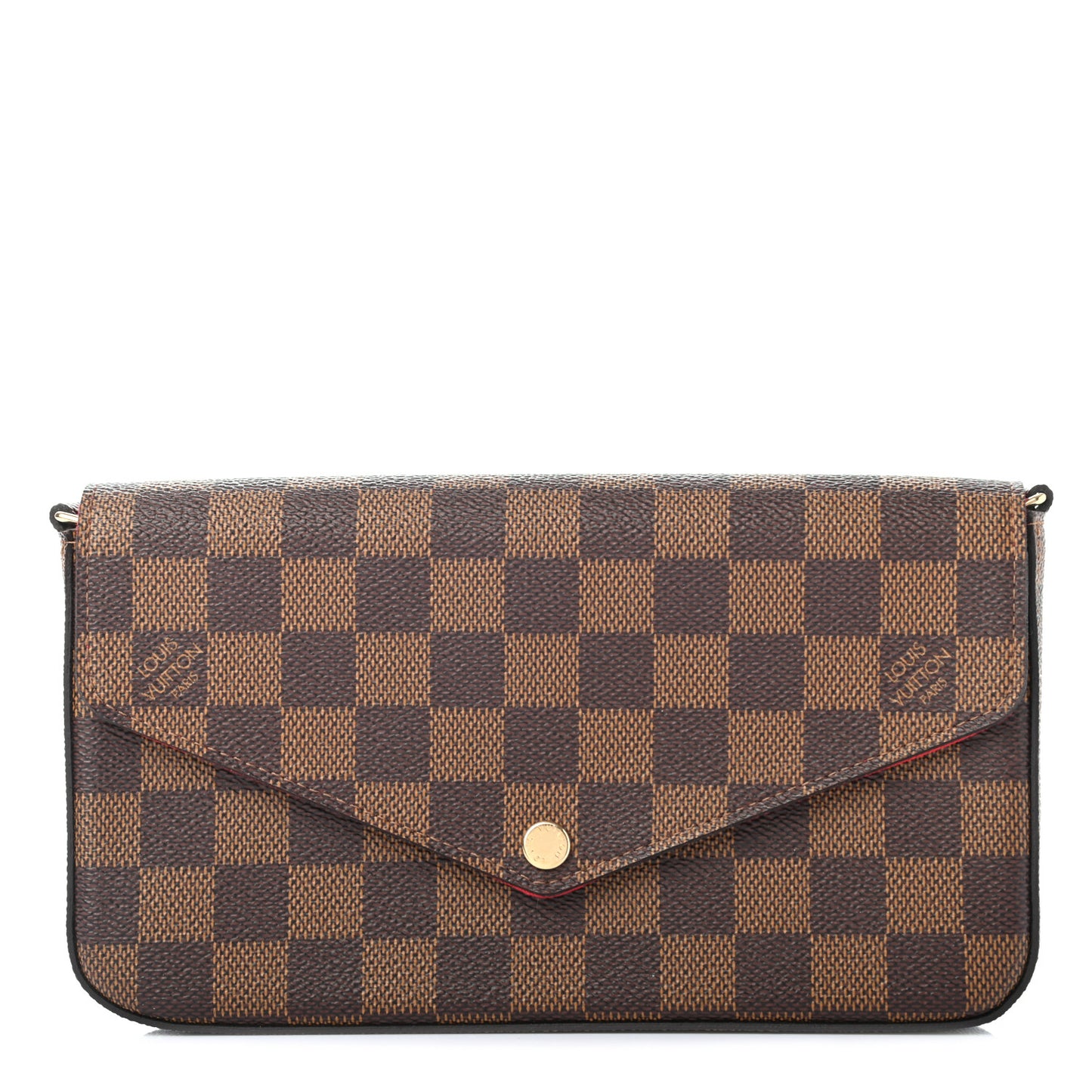 Damier Ebene Pochette Felicie Chain Wallet