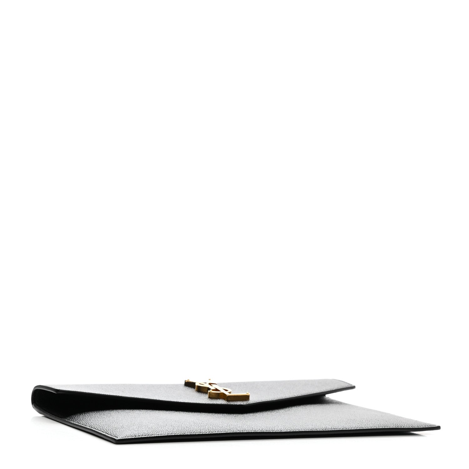 Saint Laurent Grain De Poudre Uptown Pouch Black 4 of 10