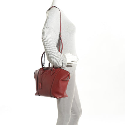 Louis Vuitton Cuir Taurillon Soft Lockit PM Griotte 2 of 7