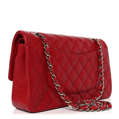 Chanel Lambskin Quilted Medium Double Flap Red 3 of 10