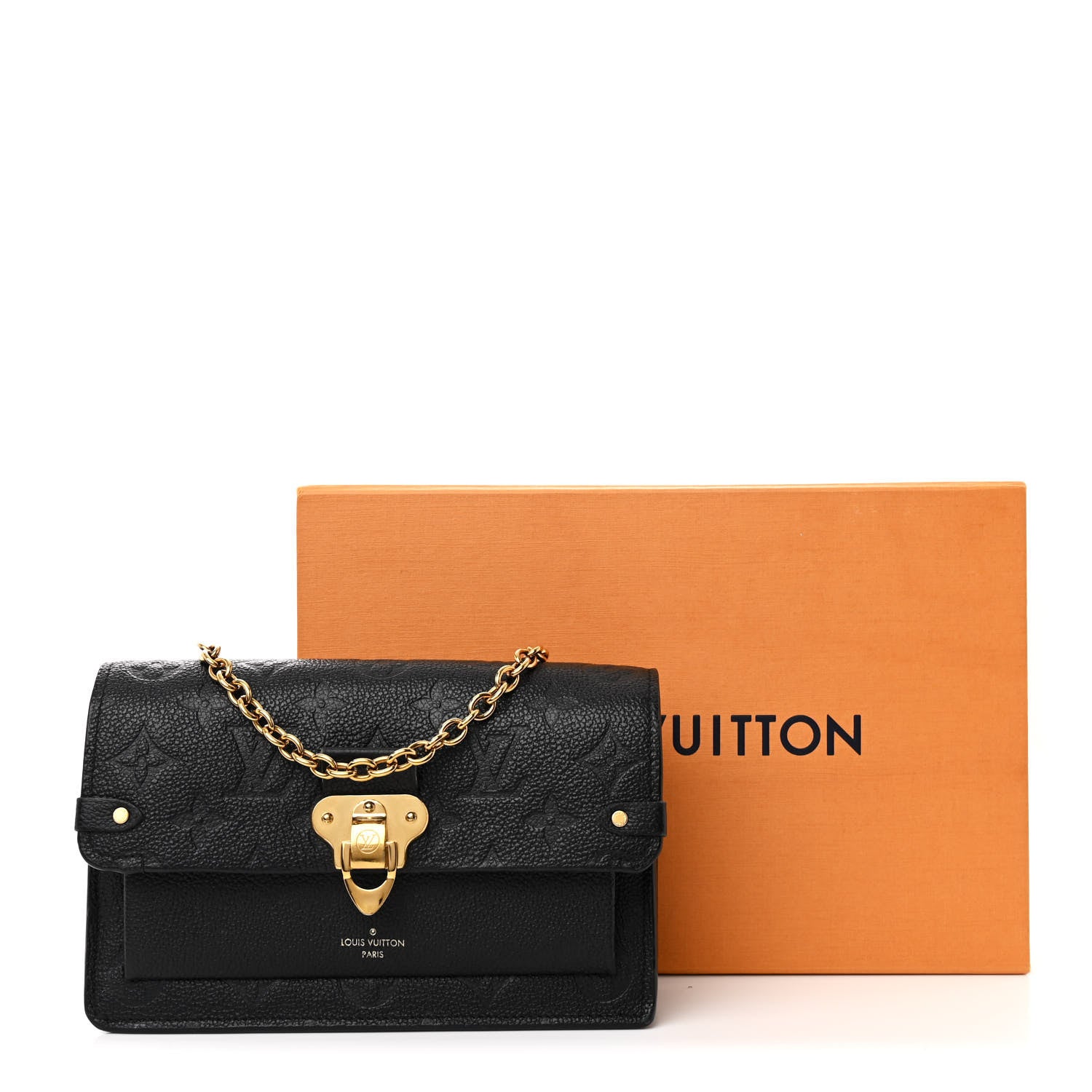 Louis Vuitton Empreinte Vavin Chain Wallet Black 11 of 11