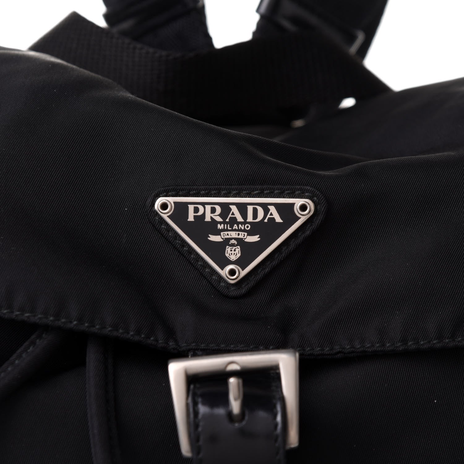 Prada Nylon Vela Medium Backpack Black 8 of 10