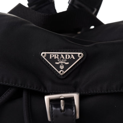 Prada Nylon Vela Medium Backpack Black 8 of 10