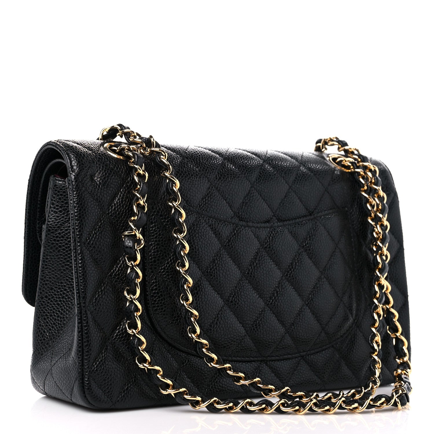 Chanel Caviar Quilted Medium Double Flap Black 3 of 10