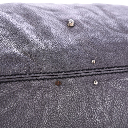 Chloe Metallic Calfskin Medium Paddington Satchel Grey 9 of 9