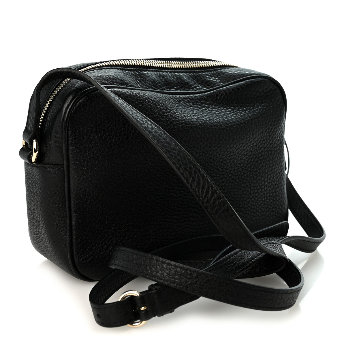 Gucci Pebbled Calfskin Small Soho Disco Bag Black 3 of 10