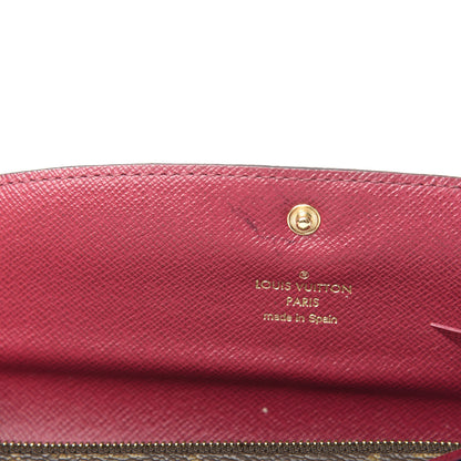 Louis Vuitton Monogram Emilie Wallet Fuchsia 10 of 15
