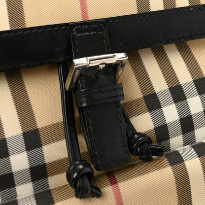 Burberry House Check Drawstring Backpack Black 11 of 13