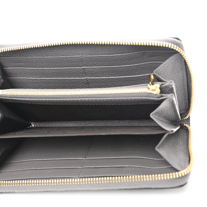 Gucci Grainy Calfskin Zumi Zip Around Wallet Dusty Grey 5 of 8